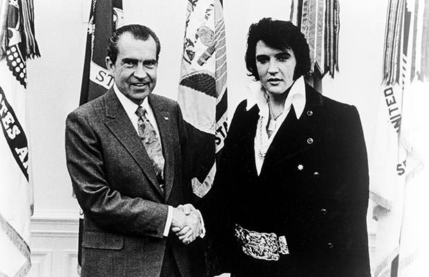 President Nixon and Elvis Presley